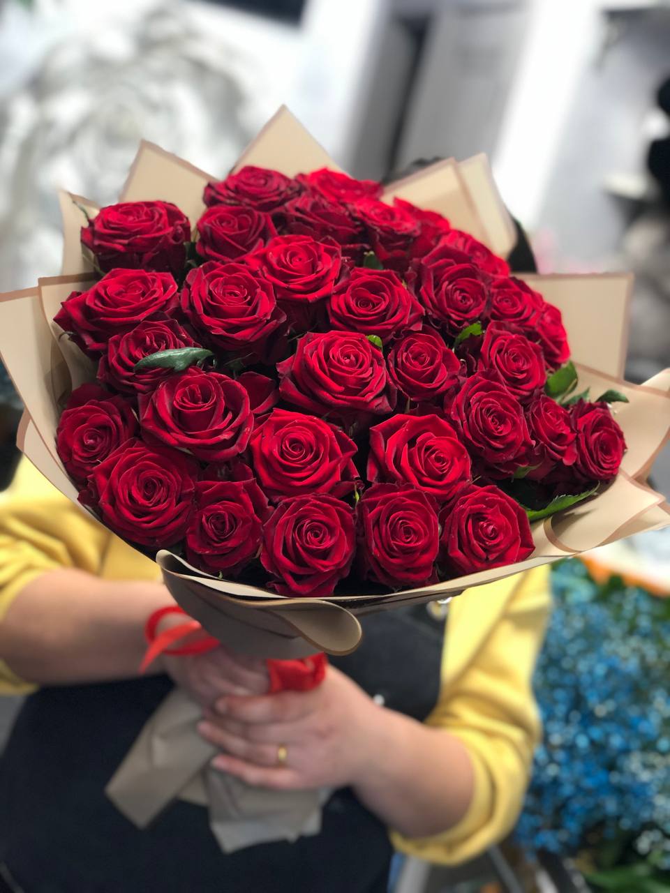 Букет из 31 розы Red Naomi
